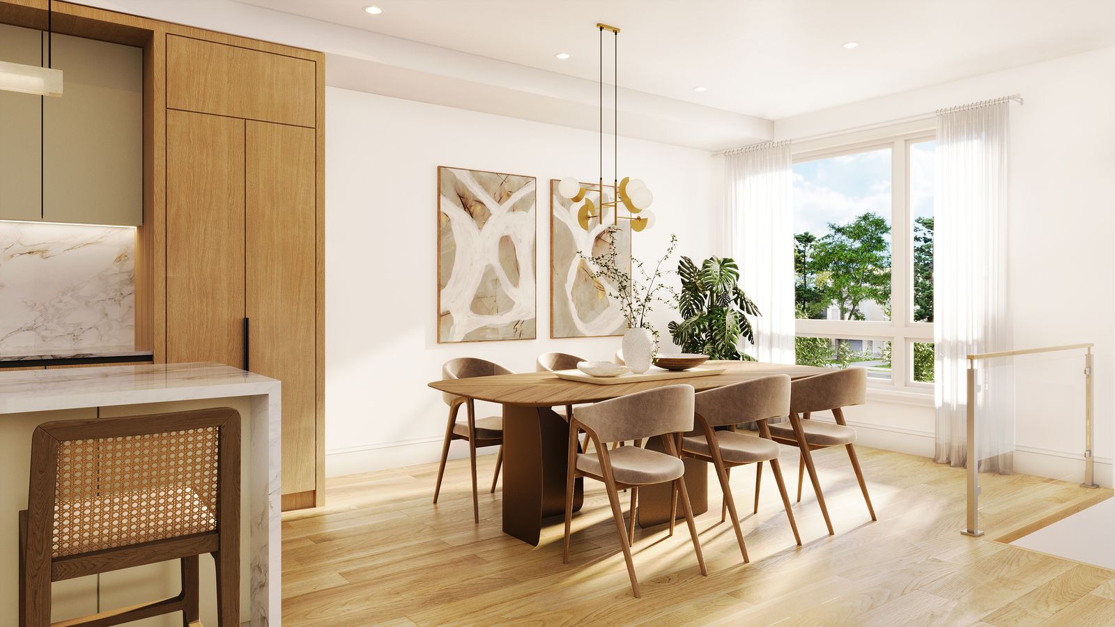 Everpine dining room, artist's concept