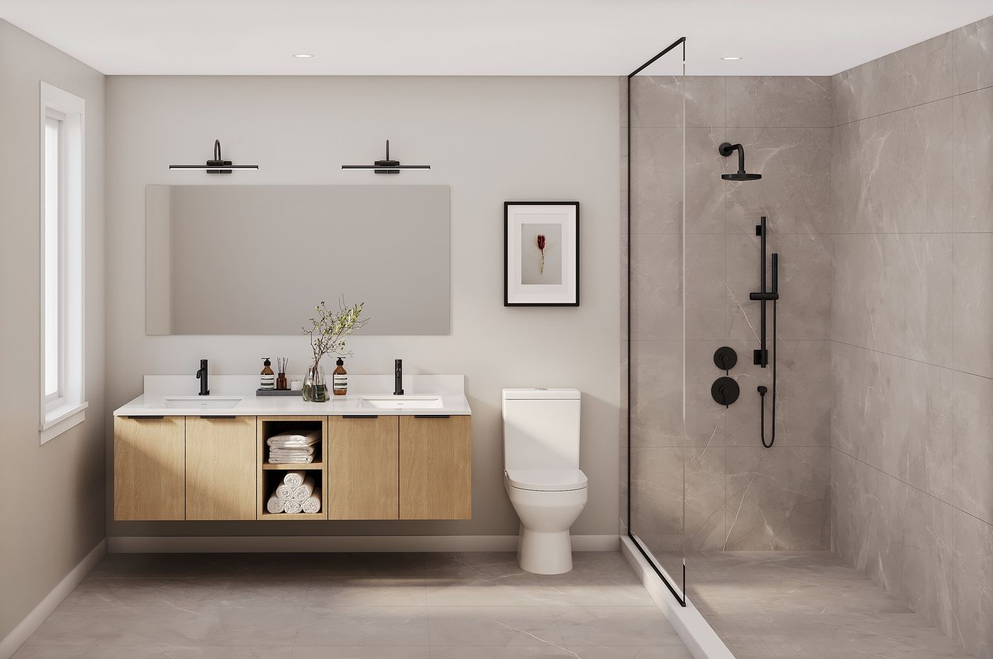 Everpine primary ensuite, artist's concept